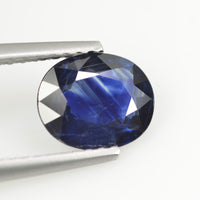 1.29 Cts Natural Blue Sapphire Loose Gemstone Oval Cut