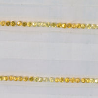 Natural Yellow Fancy Sapphire Loose Gemstone Diamond Cut Set