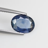 1.66 Cts Natural Blue Sapphire Loose Gemstone Oval Cut