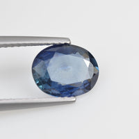 1.66 Cts Natural Blue Sapphire Loose Gemstone Oval Cut