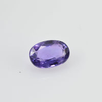 0.70 cts Natural Purple Sapphire Loose Gemstone Oval Cut