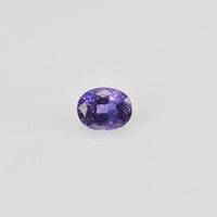 0.23 cts Natural Purple Sapphire Loose Gemstone Oval Cut