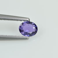 0.35 cts Natural Purple Sapphire Loose Gemstone Oval Cut