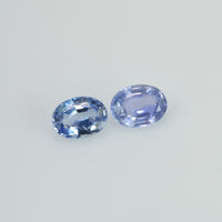 1.46 cts Natural Blue Sapphire Loose Pair Gemstone Oval Cut