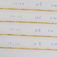 Natural Yellow Fancy Sapphire Loose Gemstone Diamond Cut Set