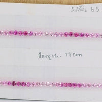 Natural Pink Fancy Sapphire Loose Gemstone Diamond Cut Set