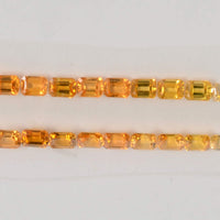 Natural Fancy Sapphire Loose Gemstone Octagon Cut Set