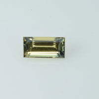 0.59 Cts Natural Yellow Sapphire Loose Gemstone Baguette Cut