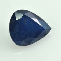 3.25 cts Natural Blue Sapphire Loose Gemstone Pear Cut
