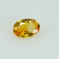 0.55 cts Natural Yellow Sapphire Loose Gemstone Oval Cut