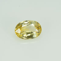 0.57 cts Natural Yellow Sapphire Loose Gemstone Oval Cut