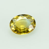 0.78 cts Natural Yellow Sapphire Loose Gemstone Oval Cut