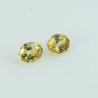 0.87 cts Natural Fancy Sapphire Loose Pair Gemstone Oval Cut