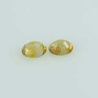 0.87 cts Natural Fancy Sapphire Loose Pair Gemstone Oval Cut