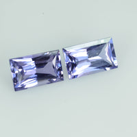 1.51 cts Natural Fancy Sapphire Loose Pair Gemstone Baguette Cut