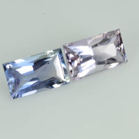 2.07 cts Natural Fancy Sapphire Loose Pair Gemstone Baguette Cut