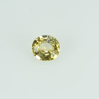 0.44 cts Natural Yellow Sapphire Loose Gemstone Round Cut - Thai Gems Export Ltd.