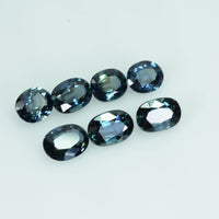 6x5 Natural Calibrated Blue Sapphire Loose Gemstone Oval Cut