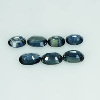 6x5 Natural Calibrated Blue Sapphire Loose Gemstone Oval Cut