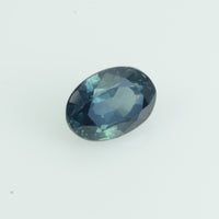 0.67 cts Natural Blue Green Teal Sapphire Loose Gemstone Oval Cut