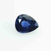 1.50 cts Natural Blue Sapphire Loose Gemstone Pear Cut