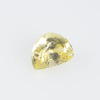 0.60 Cts Natural Yellow Sapphire Loose Gemstone Fancy Half Moon Cut