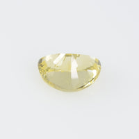 0.60 Cts Natural Yellow Sapphire Loose Gemstone Fancy Half Moon Cut