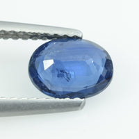 1.18 Cts Natural Blue Sapphire Loose Gemstone Oval Cut
