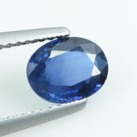 1.18 Cts Natural Blue Sapphire Loose Gemstone Oval Cut
