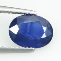 2.21 Cts Natural Blue Sapphire Loose Gemstone Oval Cut