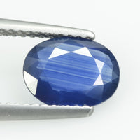 1.69 Cts Natural Blue Sapphire Loose Gemstone Oval Cut