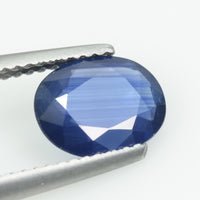 1.69 Cts Natural Blue Sapphire Loose Gemstone Oval Cut
