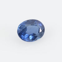 0.60 Cts Natural Blue Sapphire Loose Gemstone Oval Cut