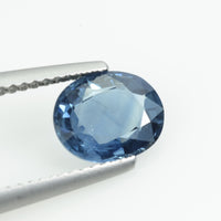 1.65 cts Natural Blue Sapphire Loose Gemstone Oval Cut