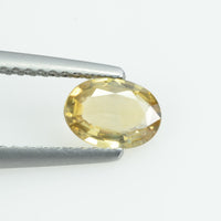 0.68 cts Natural Yellow Sapphire Loose Gemstone Oval Cut