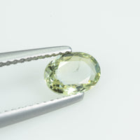 0.79 cts Natural Yellow Sapphire Loose Gemstone Oval Cut