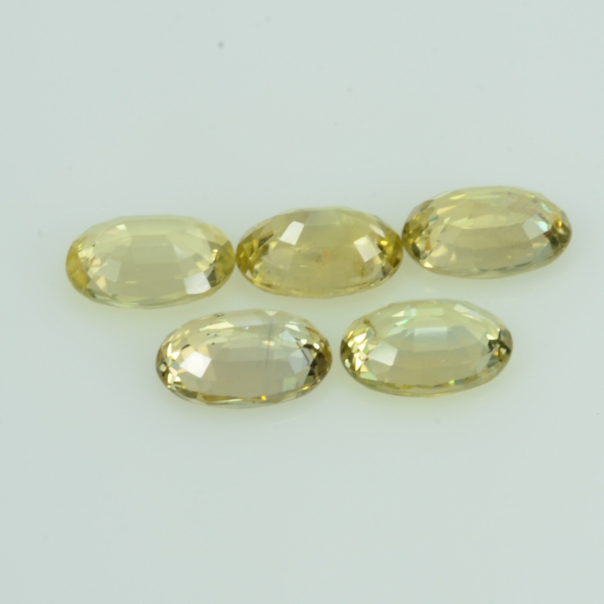 7x5 Natural Calibrated Sri Lanka Yellow Sapphire Loose Gemstone