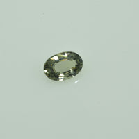 0.64 cts Natural Yellow Ash Sapphire Loose Gemstone Oval Cut