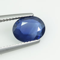 1.57 cts Natural Blue Sapphire Loose Gemstone Oval Cut