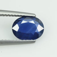 1.57 cts Natural Blue Sapphire Loose Gemstone Oval Cut