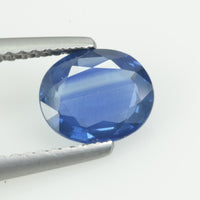 1.23 Cts Natural Blue Sapphire Loose Gemstone Oval Cut
