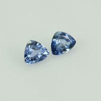 Natural Blue Sapphire Loose Gemstone Trillion Cut