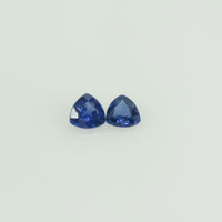 3 MM Natural Blue Sapphire Loose Gemstone Trillion Cut