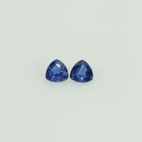 3 MM Natural Blue Sapphire Loose Gemstone Trillion Cut