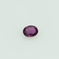 0.25 Cts Natural Thai Ruby Loose Gemstone Oval Cut