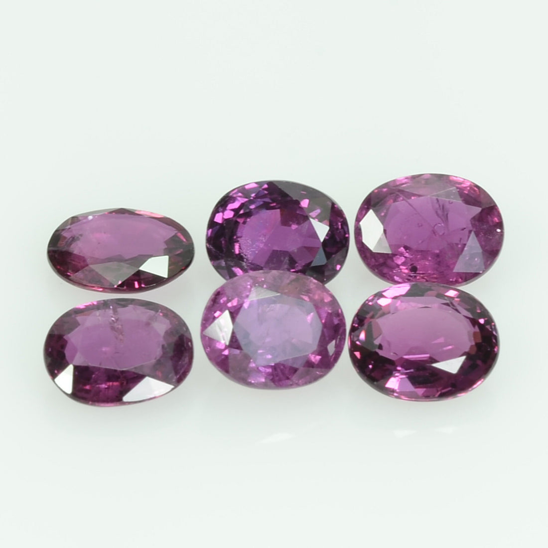 5x4 mm Natural Thai Ruby Loose Gemstone Oval Cut