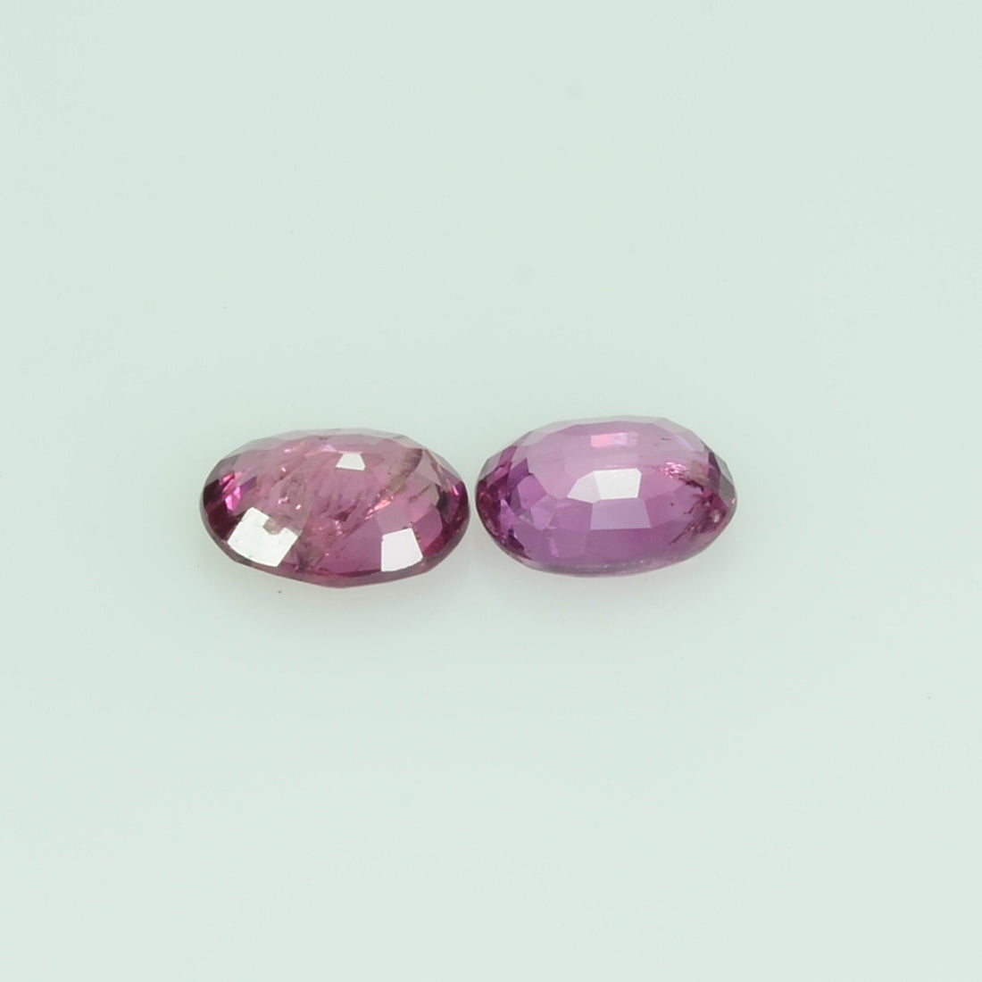 5x4 Natural Thai Ruby Loose Gemstone Oval Cut