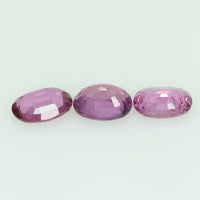 5.5x4.00 Lot Natural Thai Ruby Loose Gemstone Oval Cut