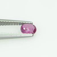 0.50 Cts Natural Thai Ruby Loose Gemstone Oval Cut
