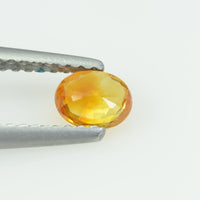 0.45 Cts Natural Yellow Sapphire Loose Gemstone Oval Cut